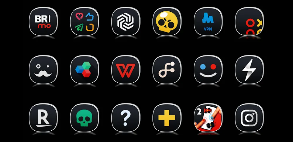 1UI7 DarkR Icon Pack