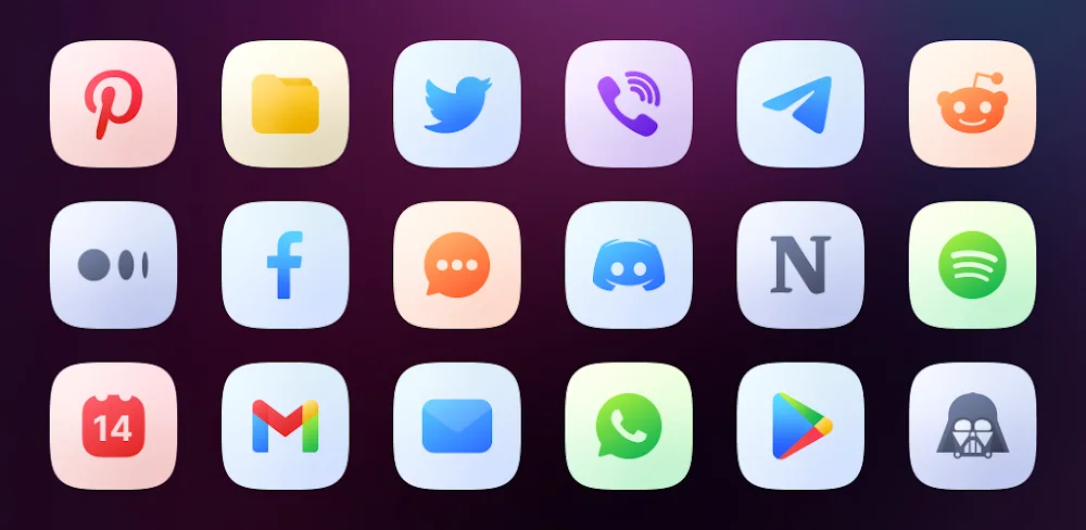 Ares Light: Pastel Icon Pack