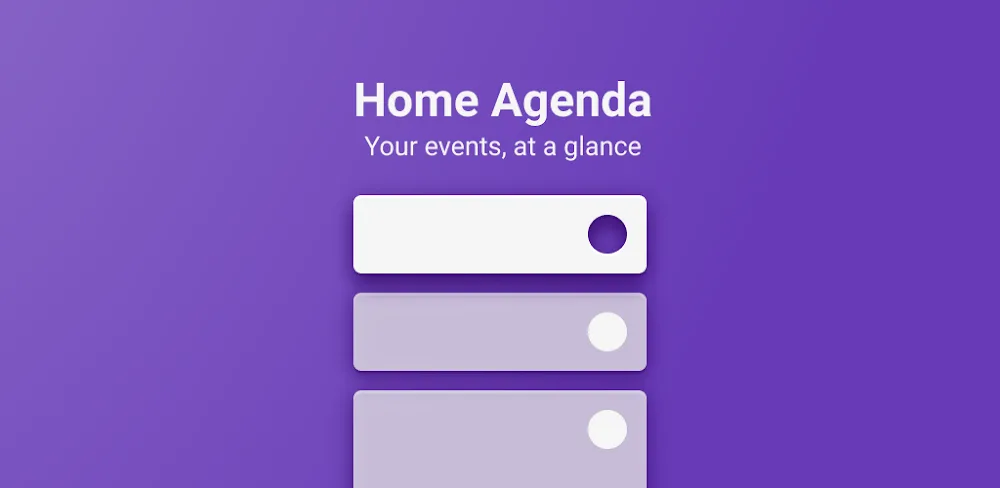 Calendar Widget Agenda Planner