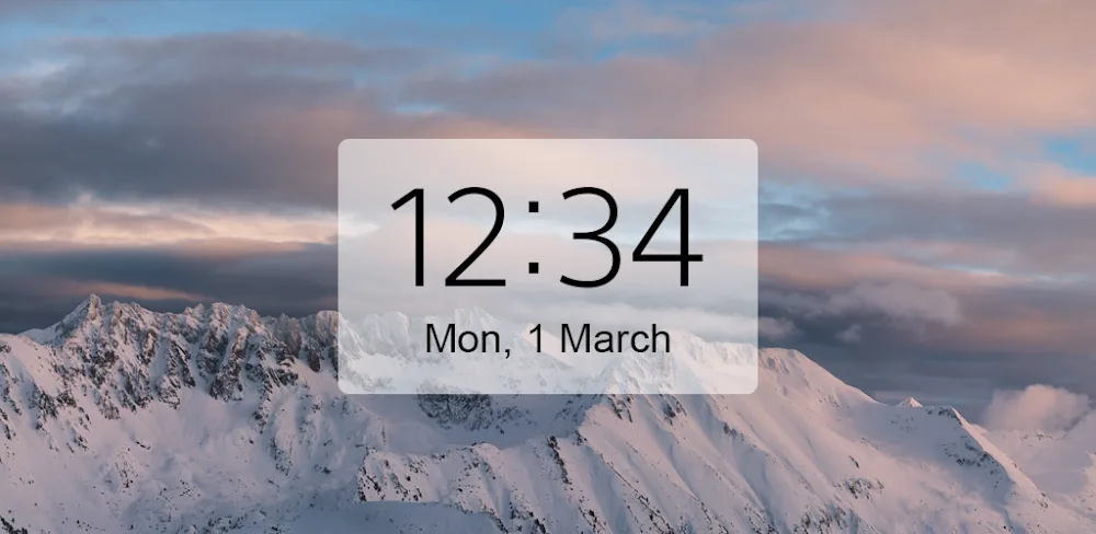 Digital Clock & Weather Widget