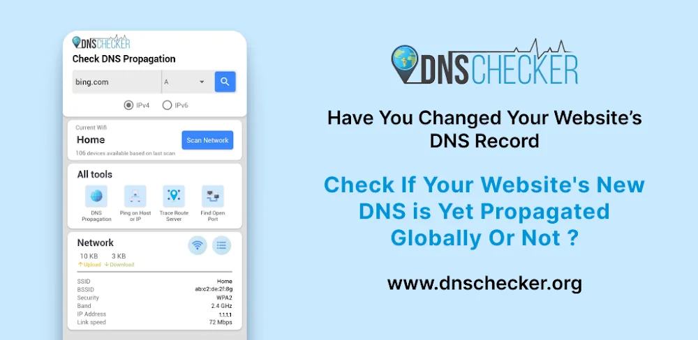 DNS Checker - Network Tools