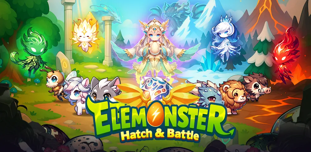 Elemonster : Hatch and Battle