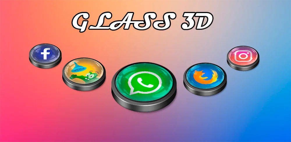 Glass 3D Icon Pack