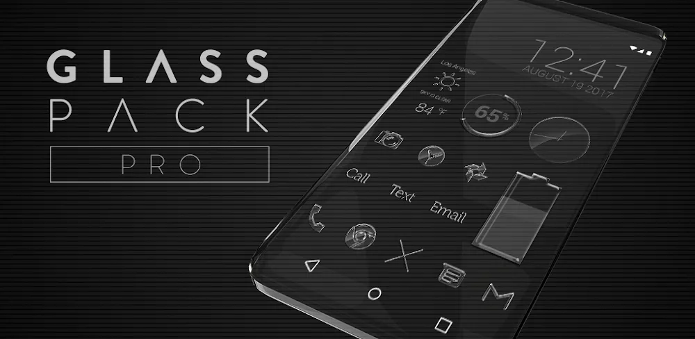 Glass Pack Pro - Clear Icons