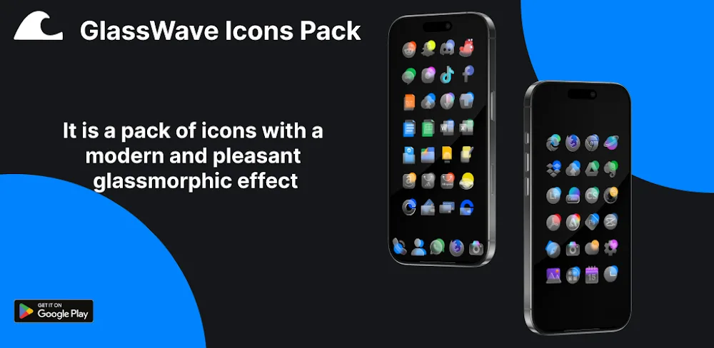 GlassWave Icons Pack