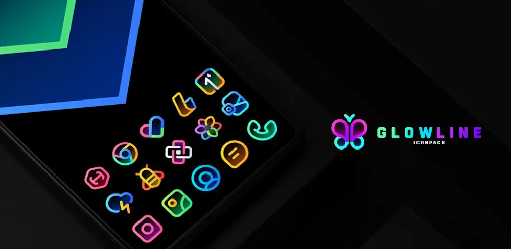 GlowLine Icon Pack
