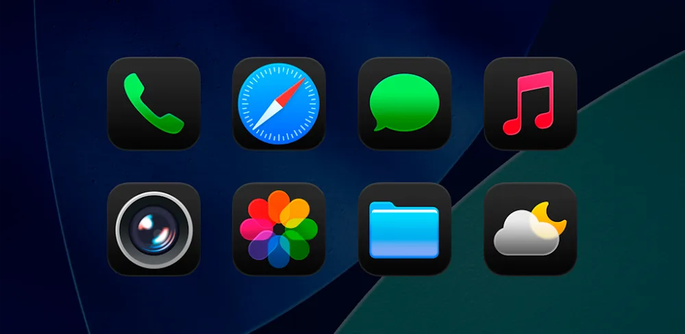 iLiquidDark - Icon Pack