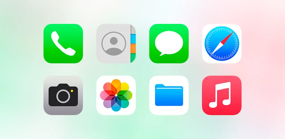 iPear iOS 17 - Icon Pack