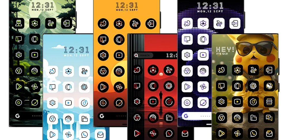 LineX Adaptive IconPack