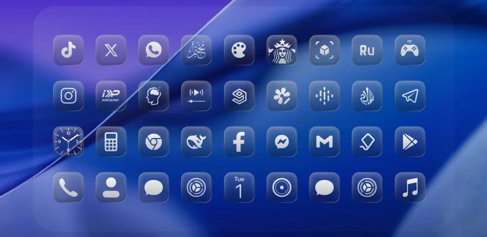 Liquid Glass 26 Icon Pack