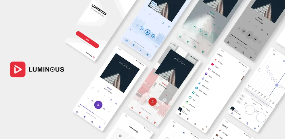 Luminous - Poweramp Skin