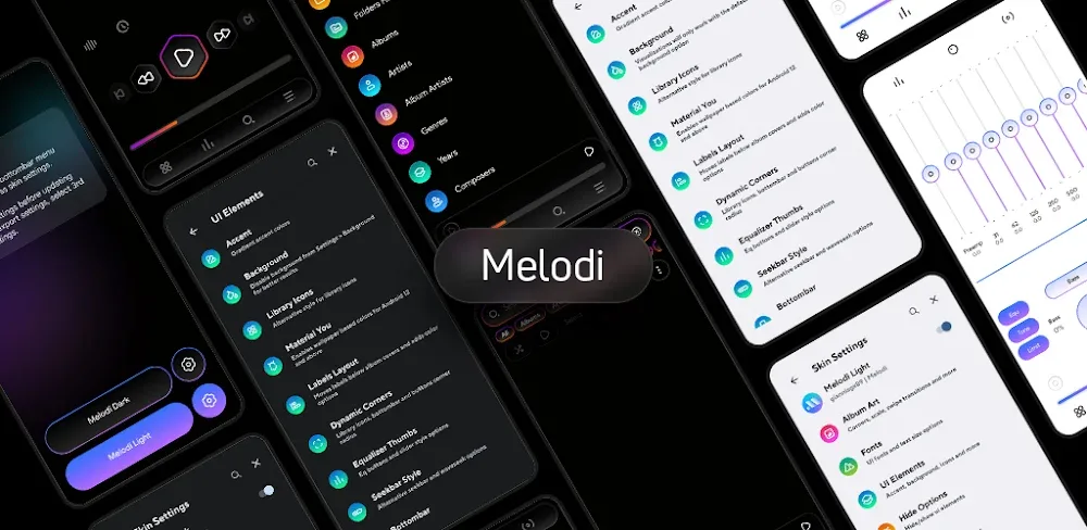 Melodi - Poweramp Skin