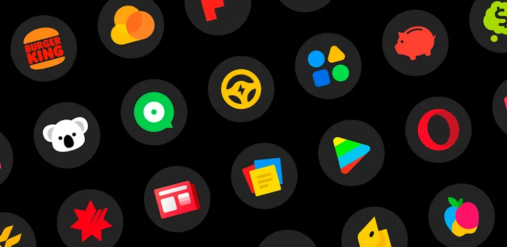 MiDark - Icon Pack (Round)