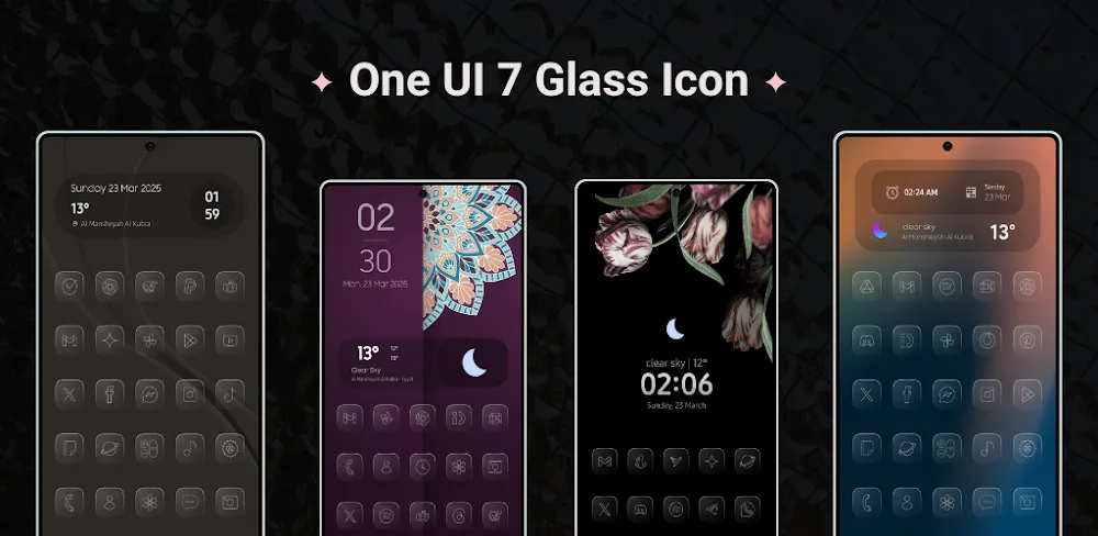 One UI 7 Glass Icons