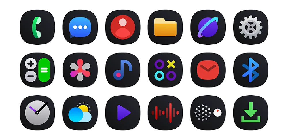 One UI Dark IconPack