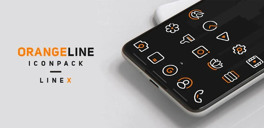 OrangeLine IconPack : LineX