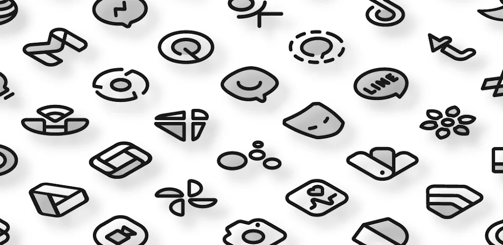 PHANTOM BLACK: Two tone icons