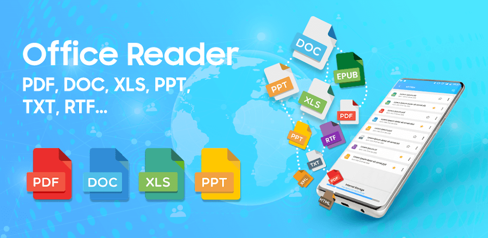 Document Reader: PDF/DOCS/XLSX