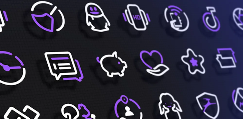PurpleLine Icon Pack : LineX