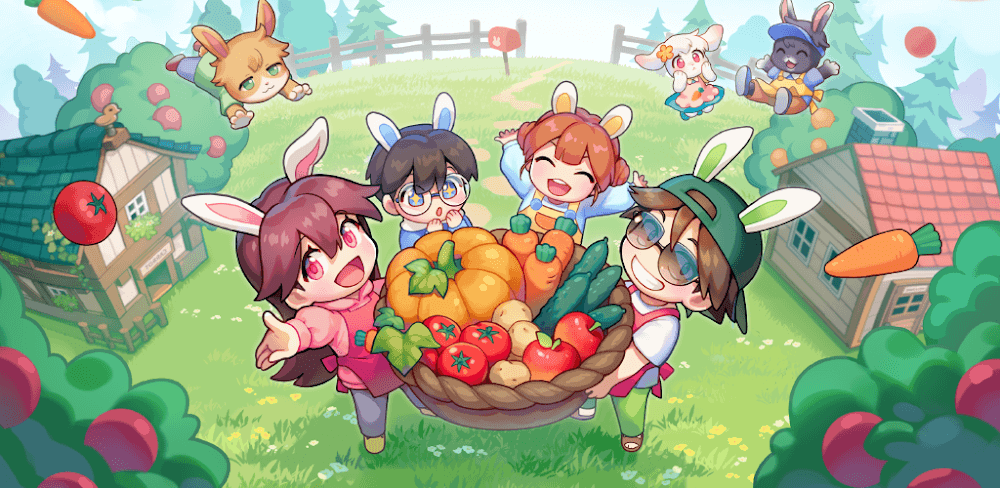 Rabbit Family's Carrot Farm