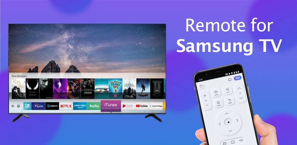 Remote for Smart Samsung TV