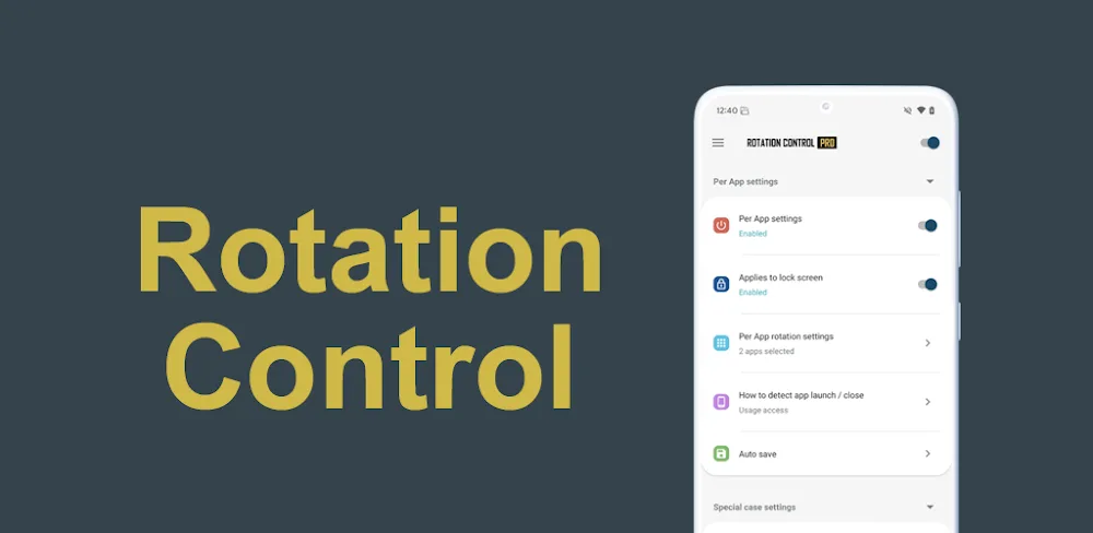 Rotation Control Pro