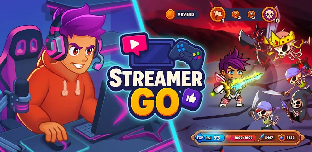 Streamer Go: Idle RPG