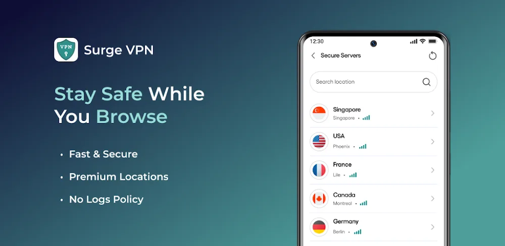 Surge VPN - Fast & Secure