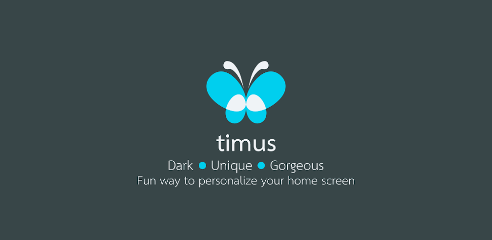 Timus: Squircle Dark Icon Pack