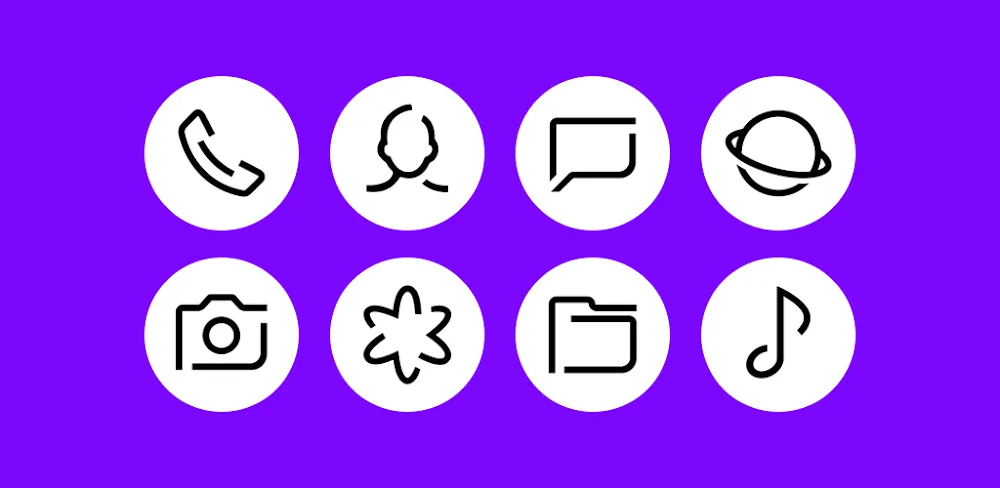 Whiux - Icon Pack (Round)