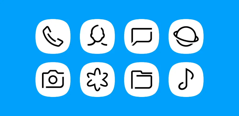 Whiux White - Icon Pack