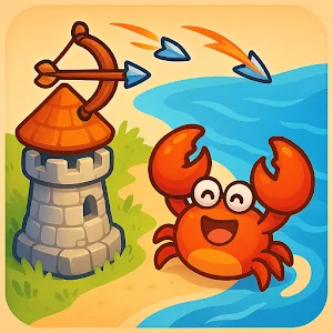 Tower vs Crabs: Beach Defense